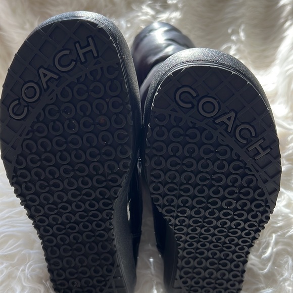 Coach Polina Nylon Puffy Boot Black Size 6 - Picture 8 of 14